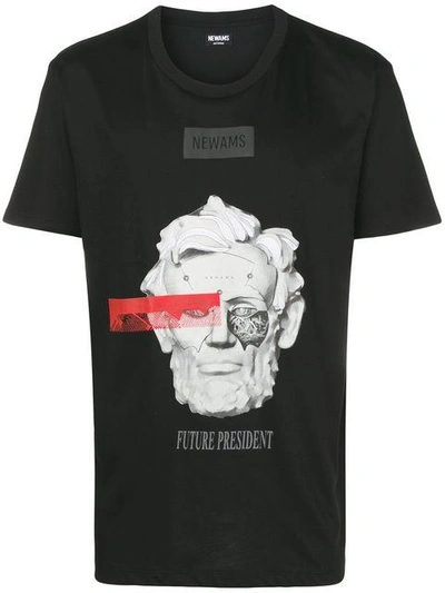 president print T-shirt