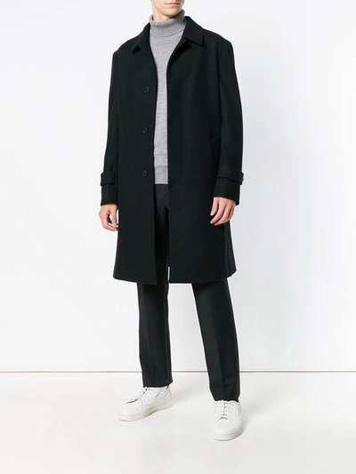 Shop Hevo Cisternino Coat In Black