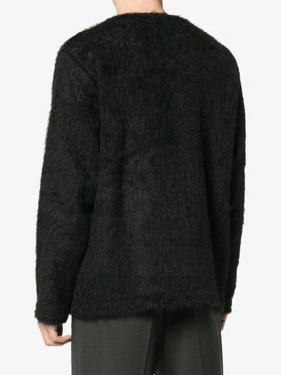 Shop Our Legacy Mohair Textured Cardigan - Black