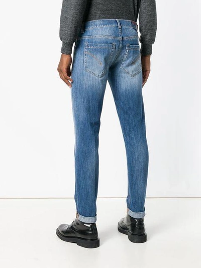 Dondup Stonewashed Jeans In Blue
