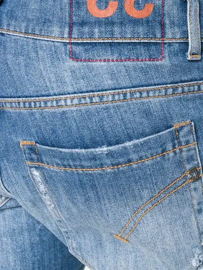 Dondup Stonewashed Jeans In Blue