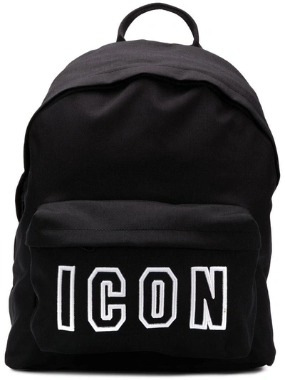 Shop Dsquared2 Icon Backpack - Black