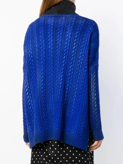 Shop Avant Toi Turtleneck Sweater - Blue