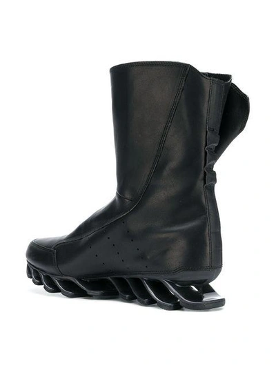 Shop Adidas Originals Abstract Sole Boots In Black