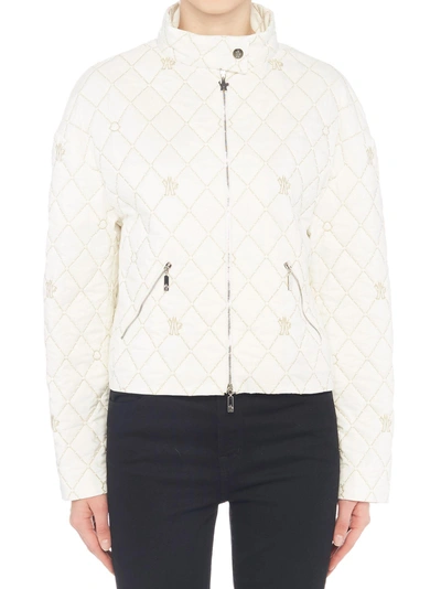 Shop Moncler Jacket In White