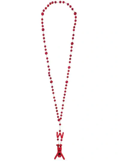 Walter Van Beirendonck bead-detail Necklace - Farfetch