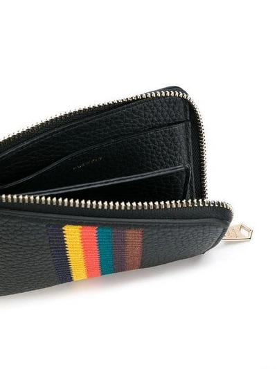 rainbow striped wallet