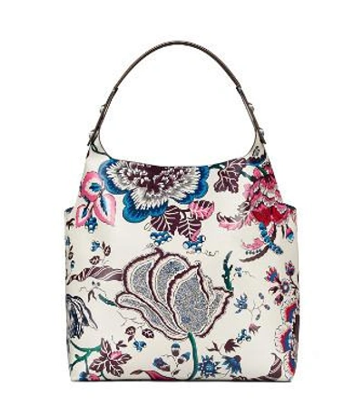 Tory Burch Rory Printed Tote In Multi Happy Times | ModeSens
