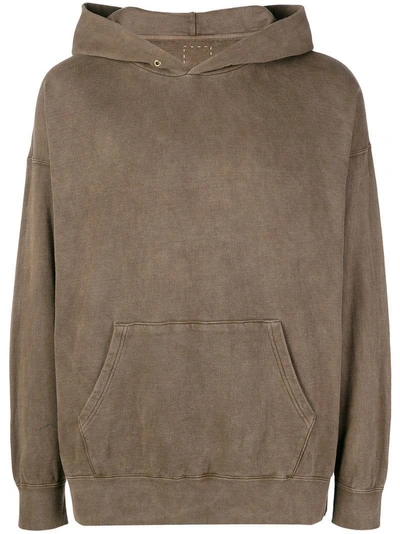 Shop Visvim Jumbo Hoodie - Brown