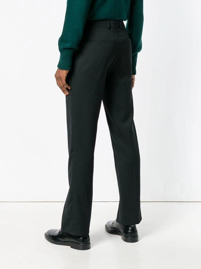 Shop Namacheko Split Tailored Trousers - Black