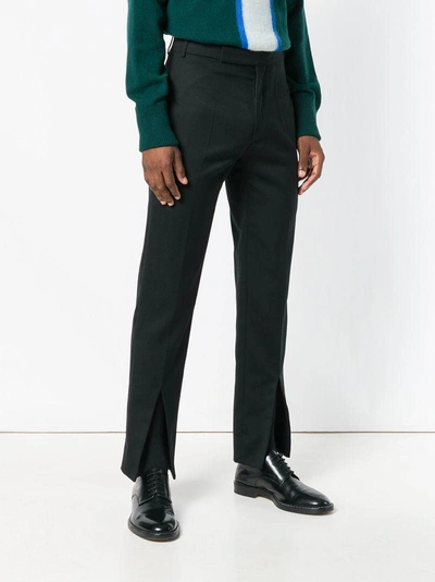 Namacheko Black Front Split Trousers | ModeSens