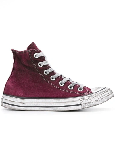 Shop Converse Classic Chuck Taylor All Star Hi-top Sneakers In Pink