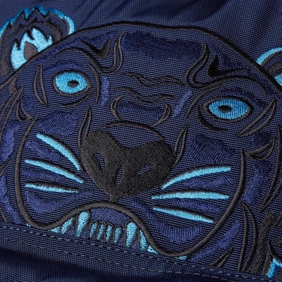 Shop Kenzo Tiger Backpack In Blue