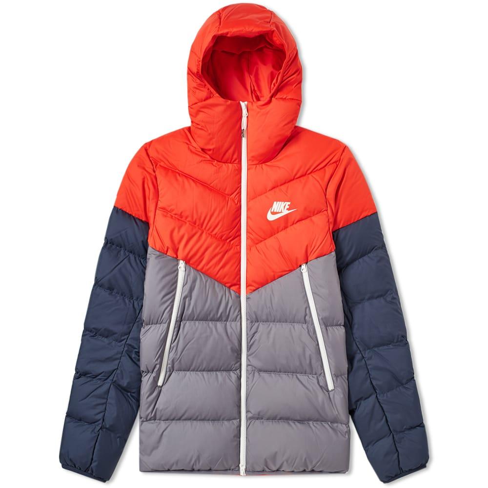 nike red blue jacket