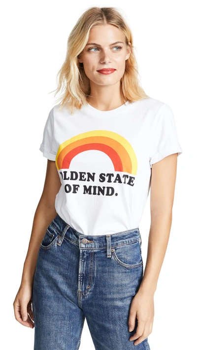 Shop Prince Peter Golden State Of Mind Tee In White