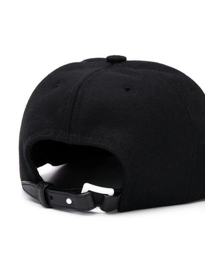 Shop Valentino Vltn Logo Baseball Cap In Black