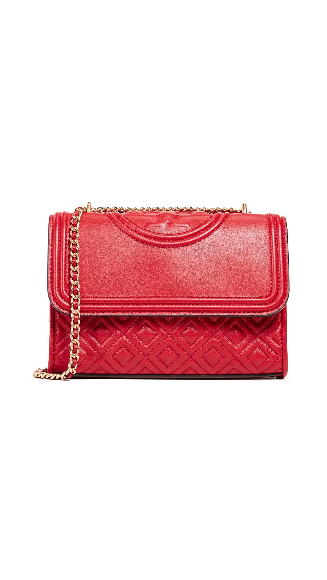 tory burch fleming convertible shoulder bag red