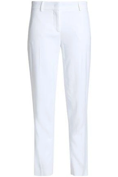 Shop Emilio Pucci Woman Crepe Tapered Pants White