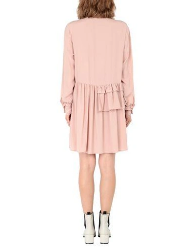 Shop Si-jay Short Dress In Pastel Pink
