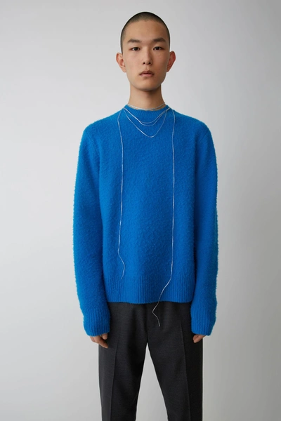 Shop Acne Studios Crewneck Sweater Blue