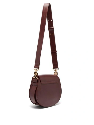 Chloé Leather Tess Crossbody Bag - Burgundy Crossbody Bags, Handbags -  CHL257711