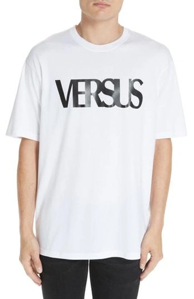 Shop Versus Bruce Weber Graphic T-shirt In B1001 White
