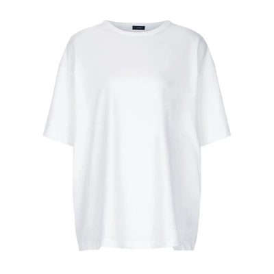 Shop Joseph Perfect Jersey Tee In White