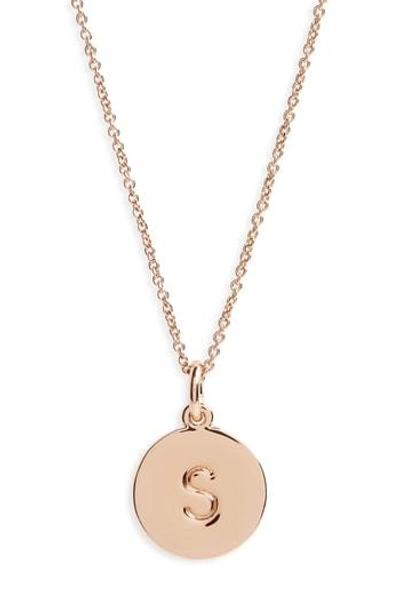 Shop Kate Spade One In A Million Pendant Necklace In S/ Rose Gold