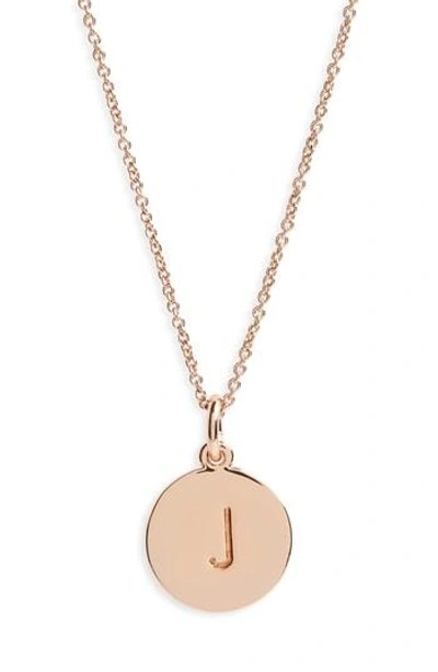 Shop Kate Spade One In A Million Pendant Necklace In J/ Rose Gold