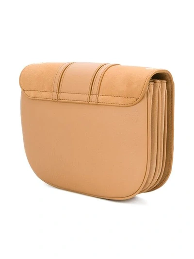 Shop See By Chloé Saddle Crossbody Bag In Neutrals