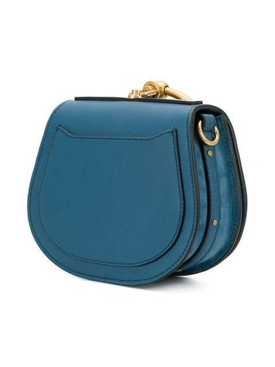 Shop Chloé Mini Nile Bag In Blue