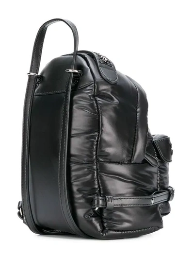 Shop Stella Mccartney Star Patch Mini Backpack - Black