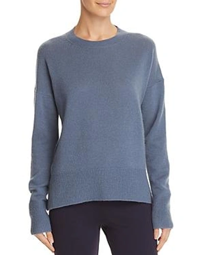 Shop Theory Karenia Cashmere Sweater In Metal Blue