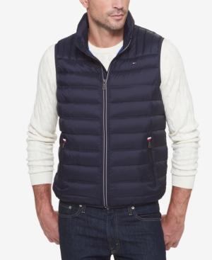 tommy hilfiger men's quilted vest