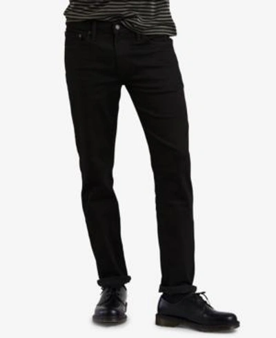 Shop Levi's 511 Slim Fit Jeans In Black 3d