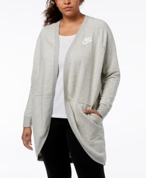 nike sportswear rally relaxed fleece cardigan