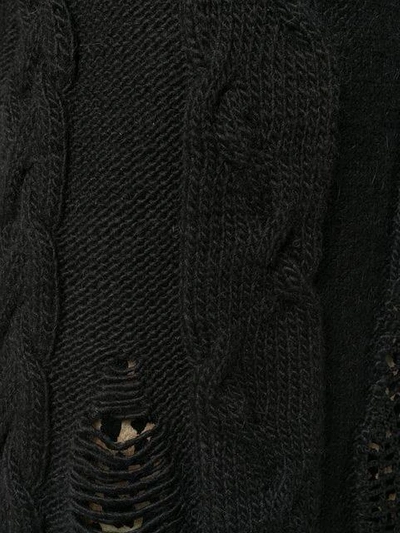 open knit details jumper