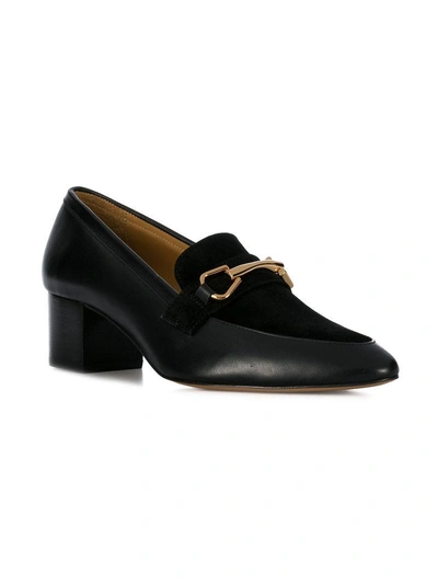 Shop Apc Heeled Loafers In Black