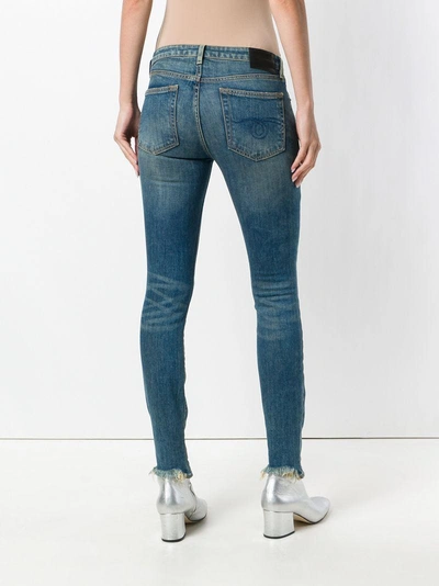 Shop R13 Low-rise Skinny Jeans - Blue