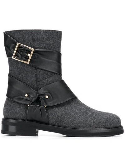 Shop Cesare Paciotti Ankle Boots In Grey