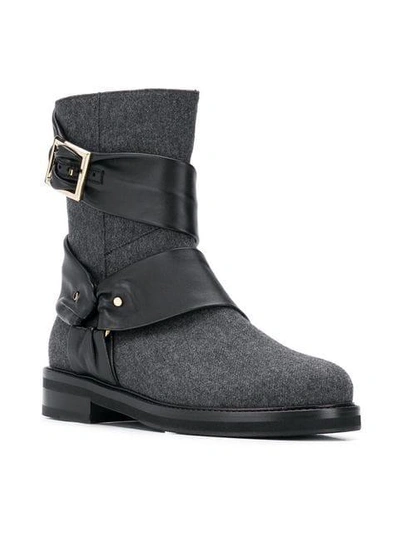 Shop Cesare Paciotti Ankle Boots In Grey