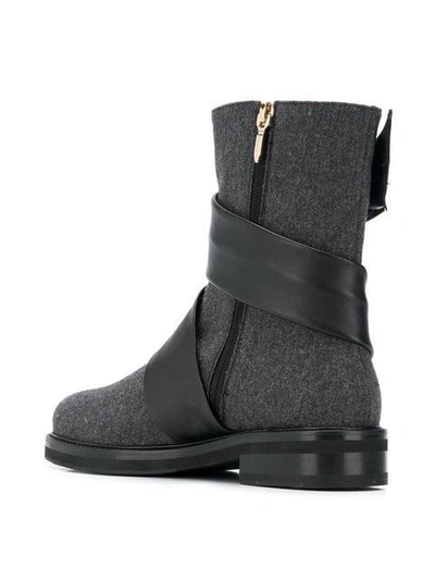 Shop Cesare Paciotti Ankle Boots In Grey