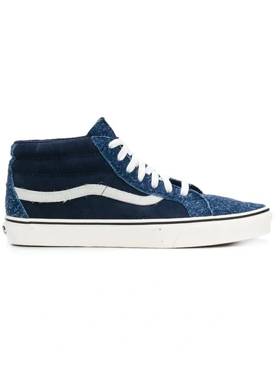 Shop Vans Ua Sk8-mid Reissue Sneakers - Blue