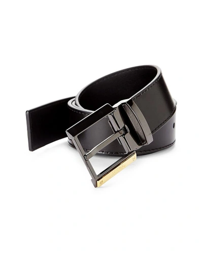 Shop Versace Leather Belt In Nocolor