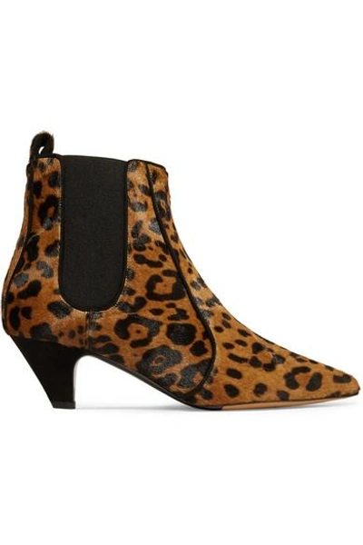 Shop Tabitha Simmons Effie Leopard-print Calf Hair Ankle Boots In Leopard Print