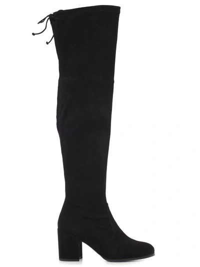 Shop Stuart Weitzman Tieland Over-the-knee-boots In Black