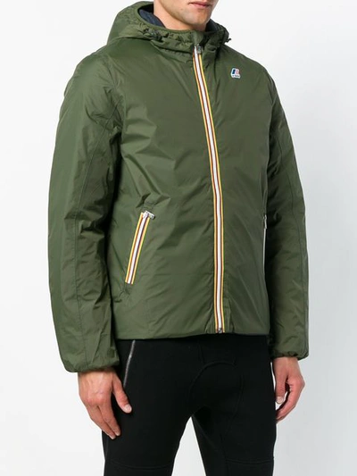 Shop K-way Jacques Thermo Reversible Jacket - Green