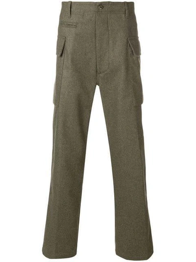 straight leg high waisted trousers