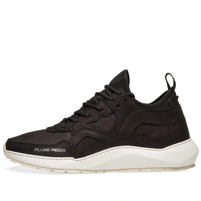 Shop Filling Pieces Origin Low Arch Runner Fence Sneaker In Black