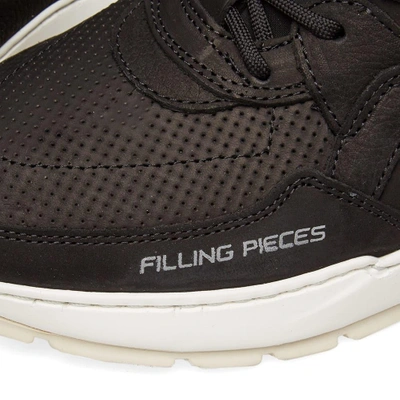 Shop Filling Pieces Origin Low Arch Runner Fence Sneaker In Black